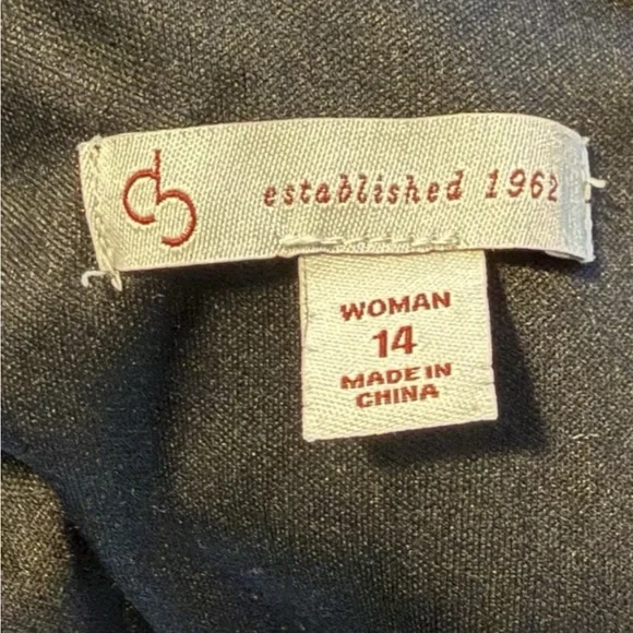 SOLD Dressbarn Maxi Dress Size 14 Sleeveless Black Beaded Embroidered Scoop Neck - Picture 6 of 6